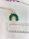 Stone Chip Tree Necklace - Aventurine