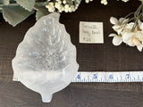 Selenite Leaf Bowl