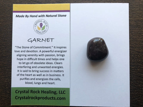 Garnet Pocket Stone